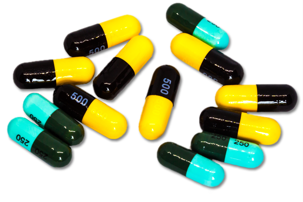 image of amphetamine capsules